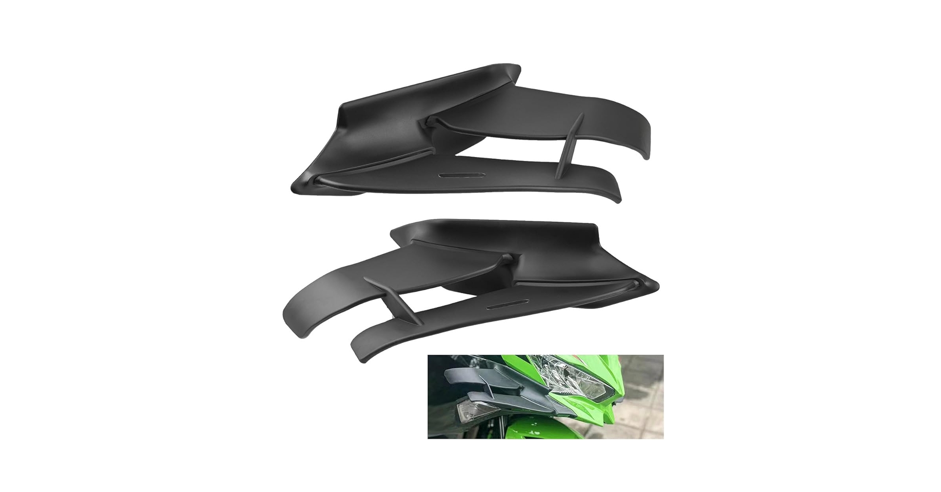 Amazon | ZX25R ウィングスポイラー 21.5 cm ABS サイドウイング